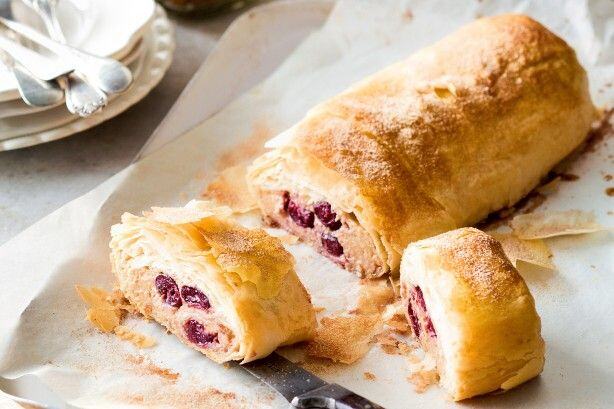 Cherry Ricotta Strudel